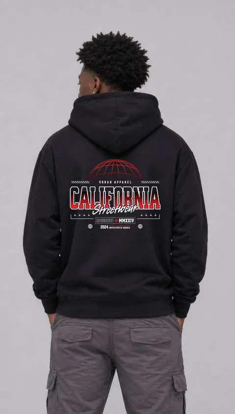 Buzo Oversize California Street, vista 1