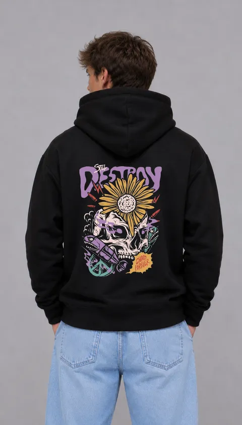 Buzo Oversize Destroy, vista 1
