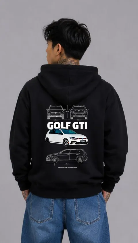 Buzo Oversize Golf GTI, vista 1