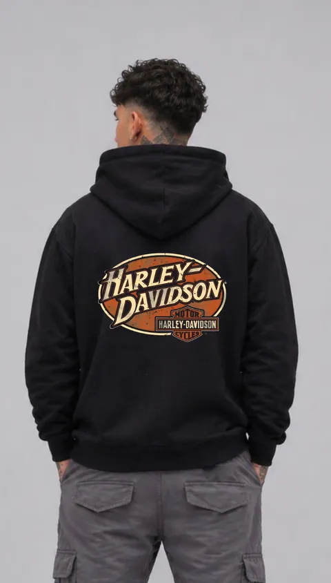 Buzo Oversize Harley Cycles, vista 1