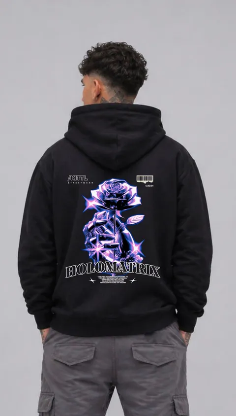 Buzo Oversize Holomatrix, vista 1