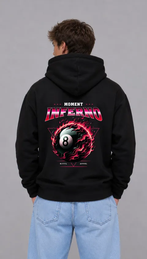 Buzo Oversize Inferno, vista 1