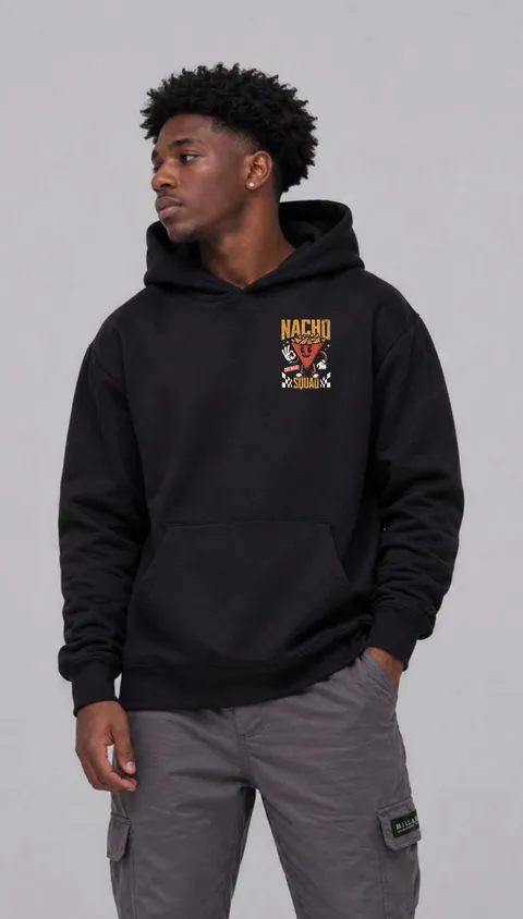 Buzo Oversize Nacho Squad, vista 2
