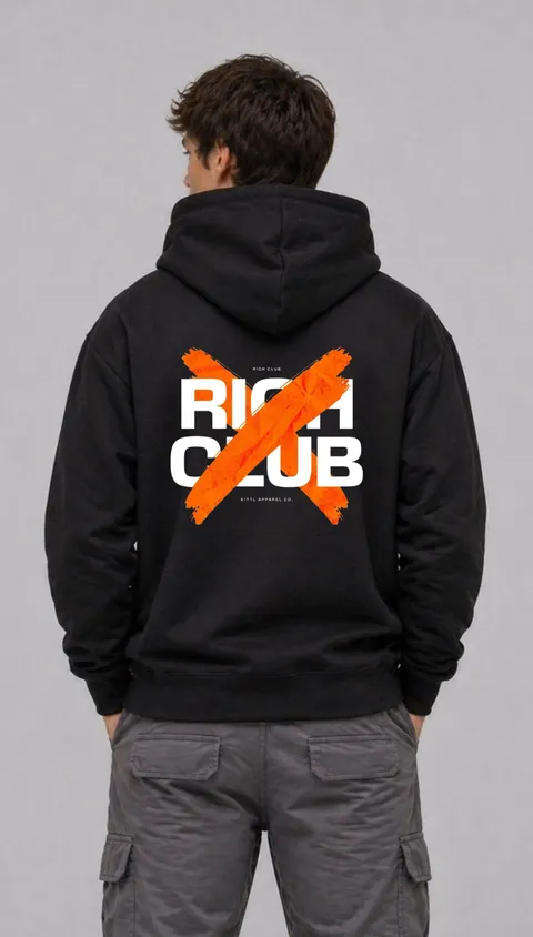 Buzo Oversize Rich Club, vista 1