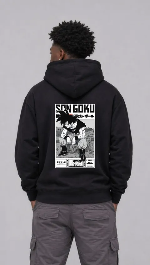 Buzo Oversize Son Goku, vista 1