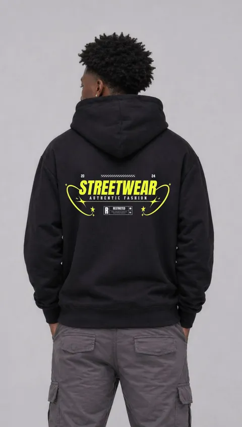 Buzo Oversize Streetwear, vista 1