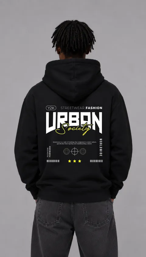Buzo Oversize Urban Society, vista 1