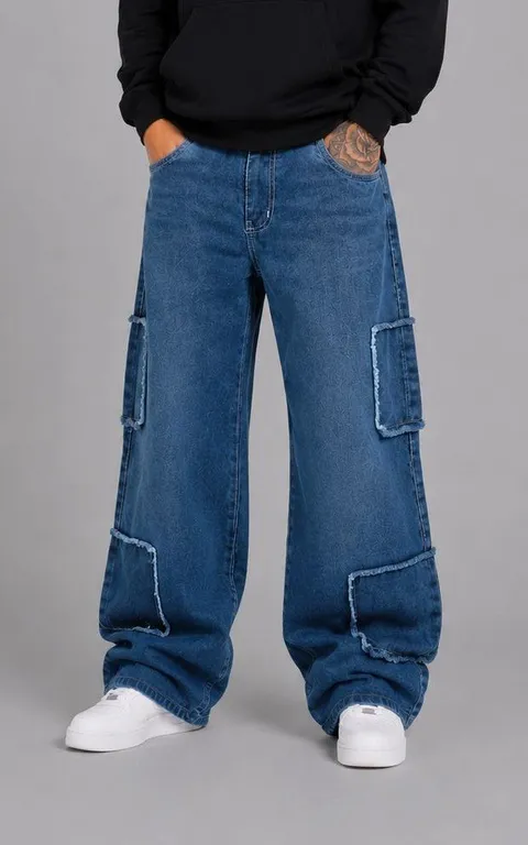 Jean Baggy c/parche Yacanto, vista 1