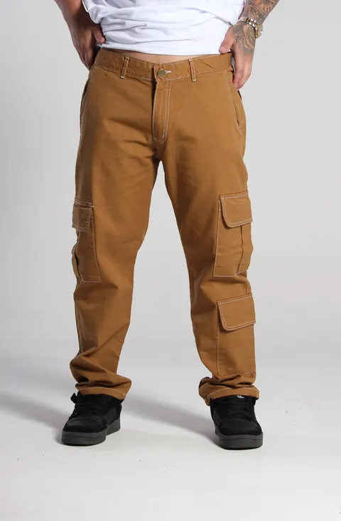 Pantalon Cargo Gabardina Rumania, vista 4