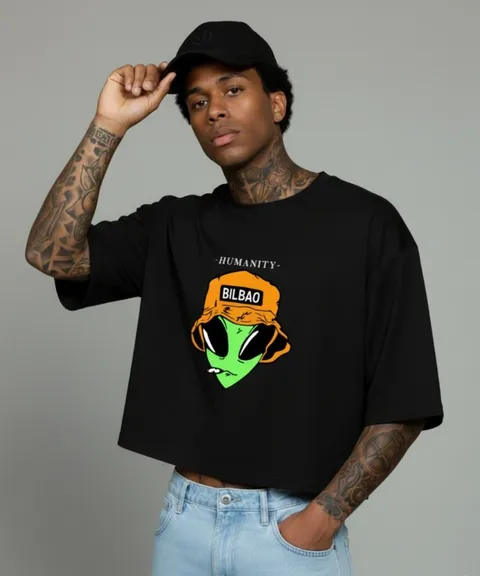 Remera Boxy Humanity, vista 1