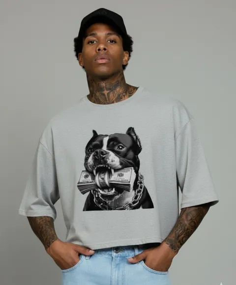 Remera Boxy Pitbull, vista 1