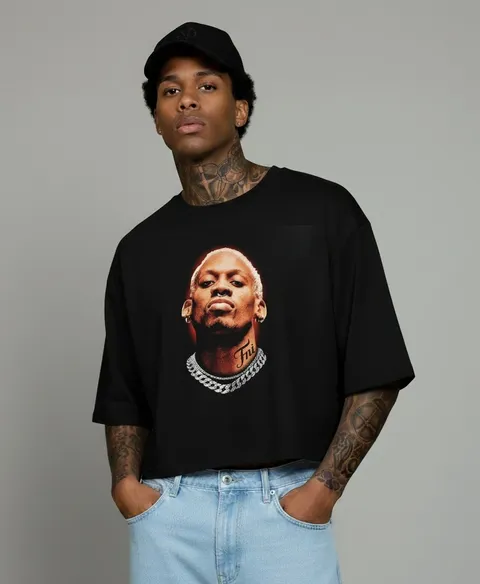 Remera Boxy Rodman, vista 1