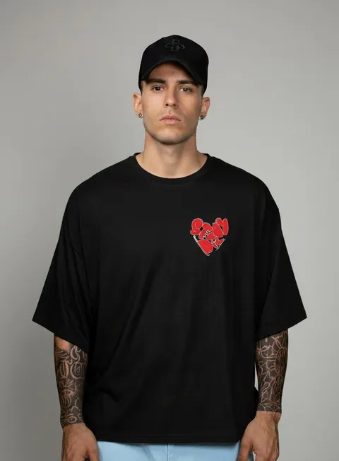 Remera Boxy Stay Die, vista 4