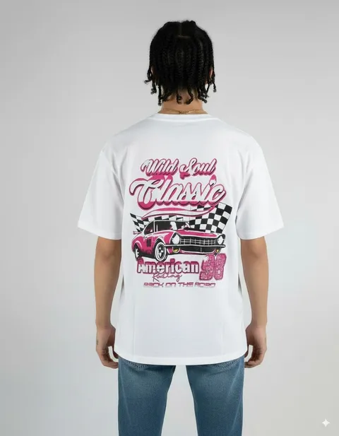 Remera Over American 98, vista 3