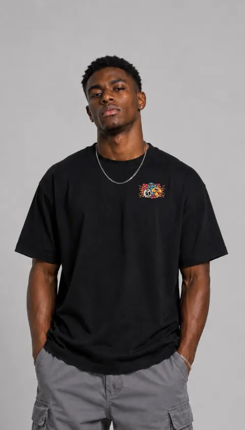 Remera Over Bad Days, vista 2