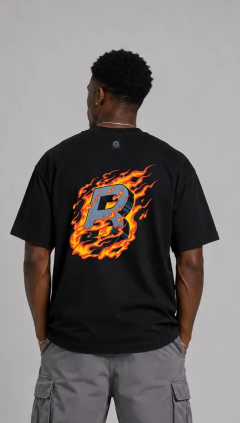 Remera Over Bilbao Fire, vista 1