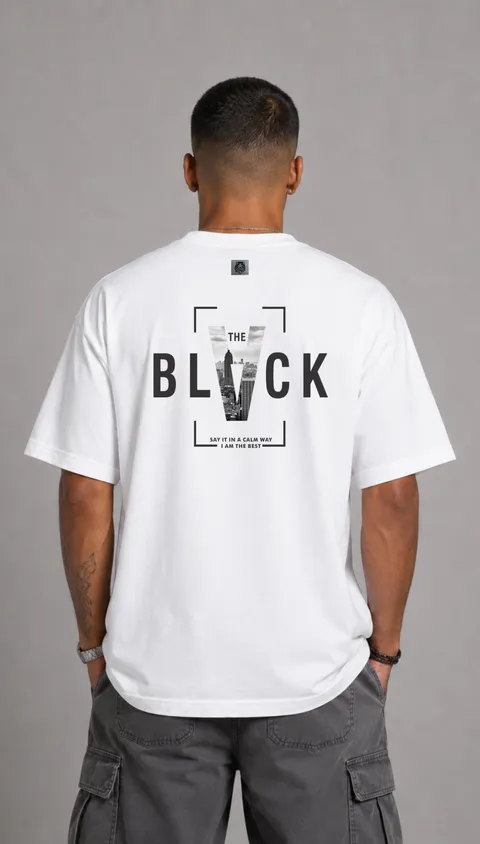 Remera Over Black, vista 1