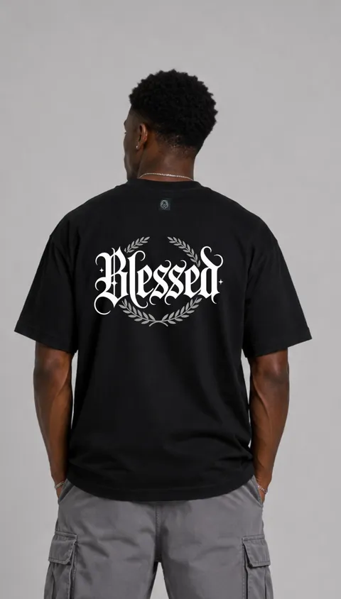 Remera Over Blessed, vista 1
