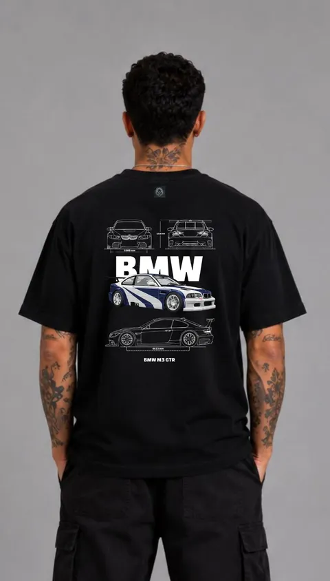 Remera Over BMW M3 GTR, vista 1