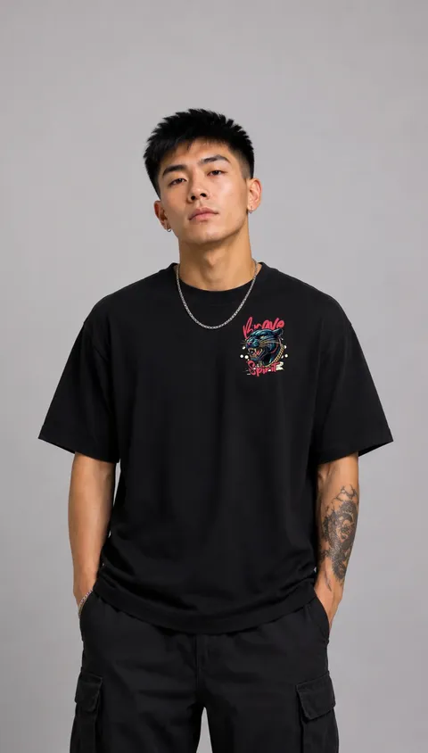 Remera Over Brave Spirit, vista 2