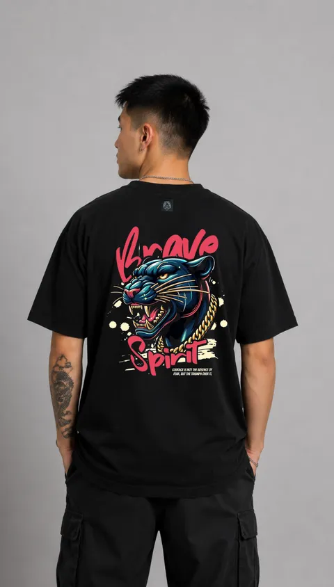 Remera Over Brave Spirit, vista 1