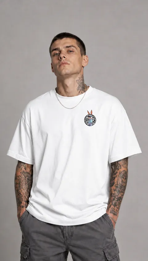 Remera Over Bugs Chill, vista 2