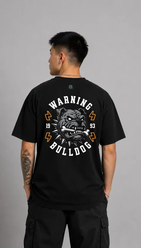 Remera Over Bulldog, vista 1