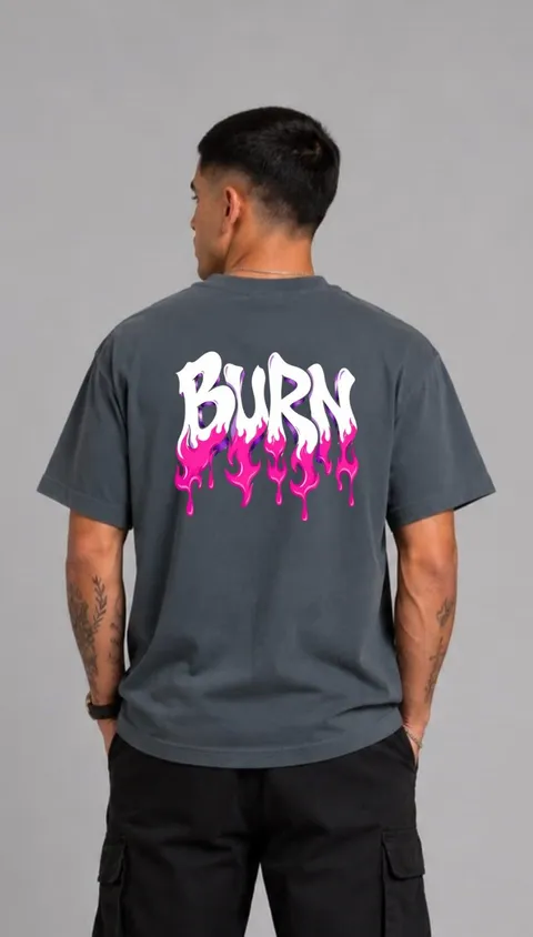 Remera Over Burn, vista 3
