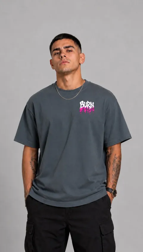 Remera Over Burn, vista 4