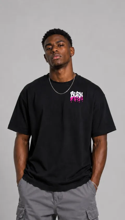 Remera Over Burn, vista 2