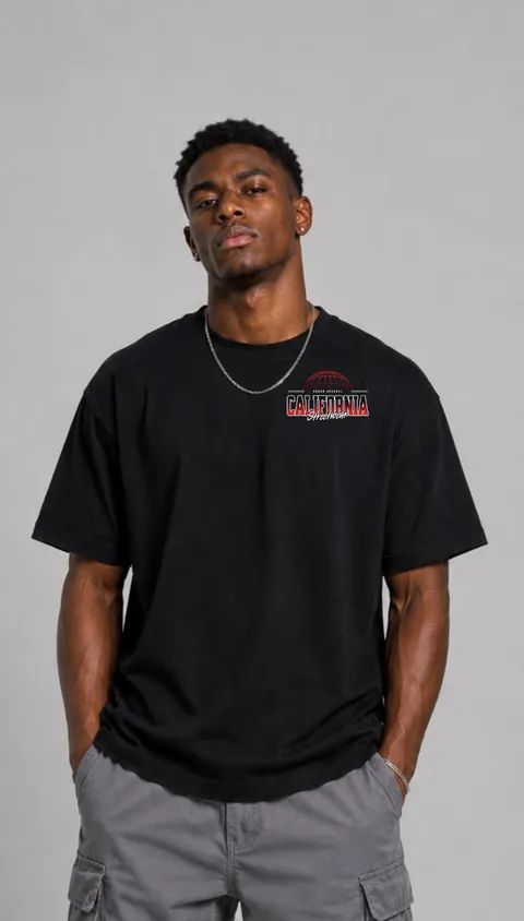 Remera Over California Street, vista 2