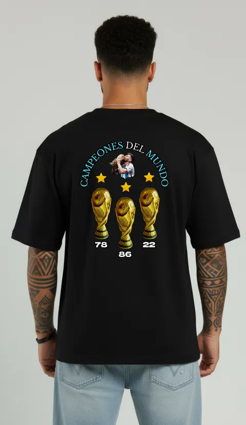 Remera Over Campeones, vista 1