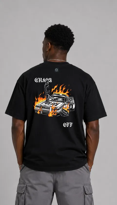 Remera Over Chaos Off, vista 1