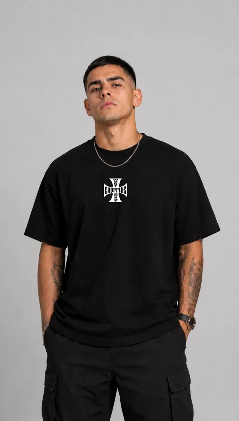 Remera Over Choppers, vista 2