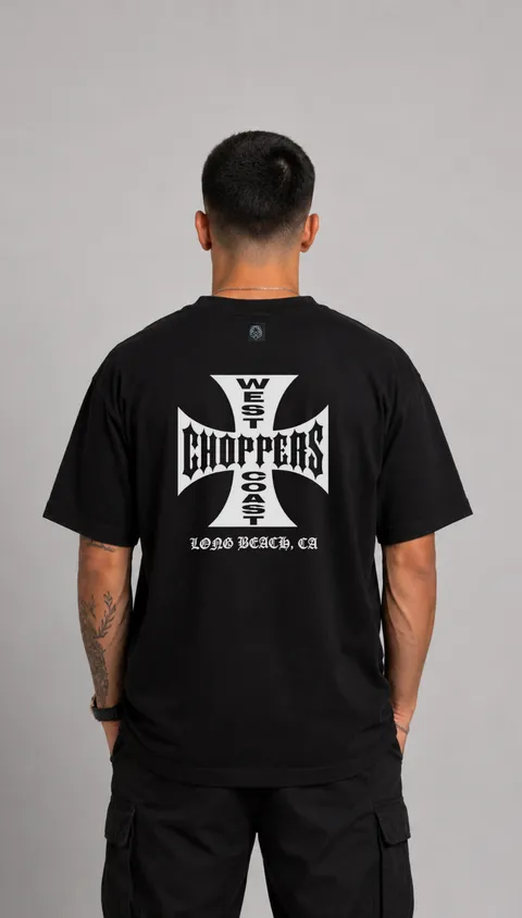 Remera Over Choppers, vista 1