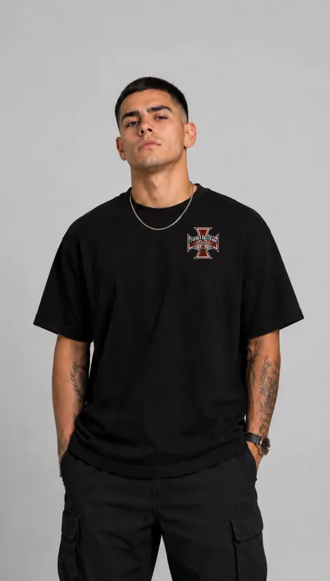 Remera Over Choppers South, vista 2
