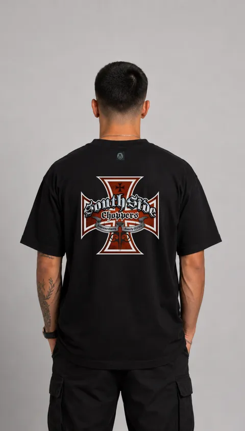 Remera Over Choppers South, vista 1