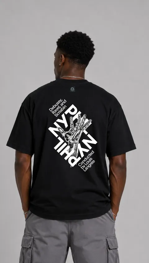 Remera Over Conducted, vista 1