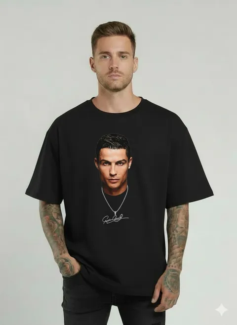 Remera Over Cristiano, vista 1