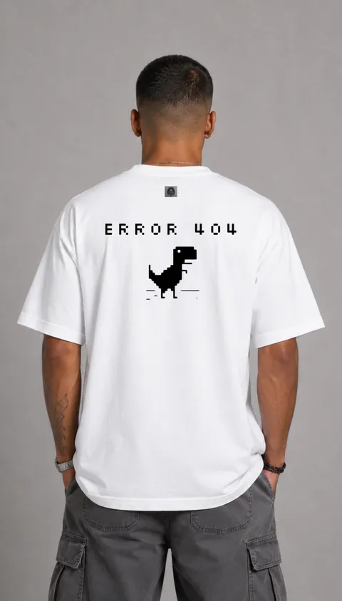 Remera Over Error 404, vista 1