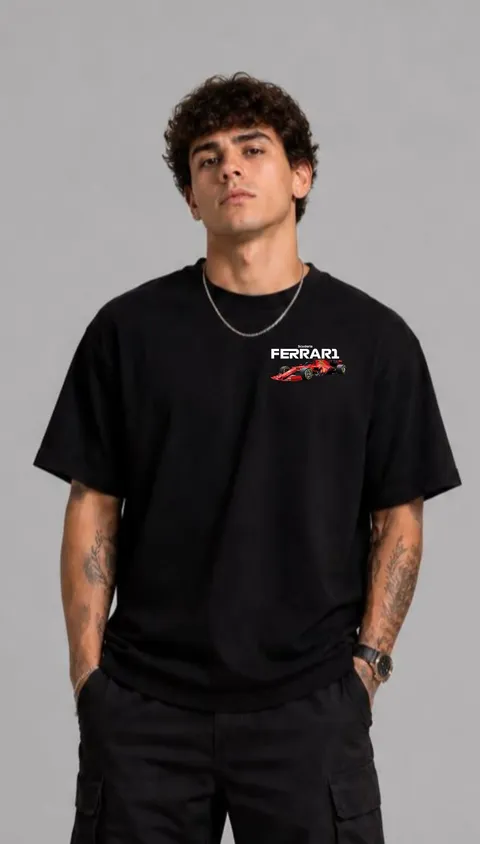 Remera Over Ferrari, vista 2