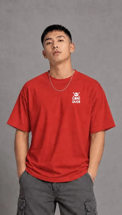 Remera Over Game Over, vista 2