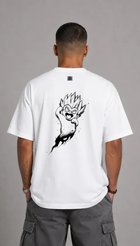 Remera Over Ghost, vista 1