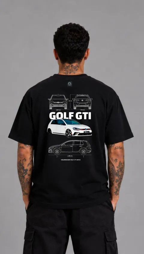 Remera Over Golf GTI, vista 1