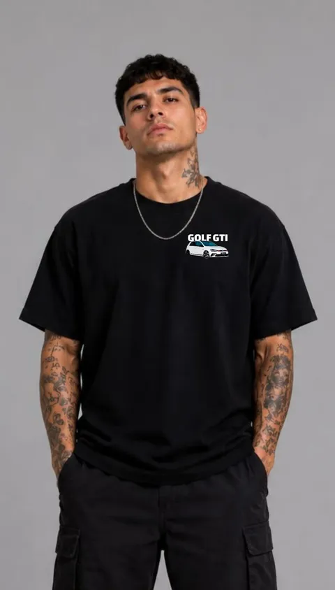 Remera Over Golf GTI, vista 2