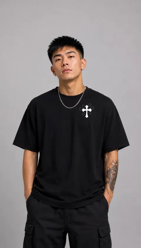 Remera Over Great Yourself, vista 2