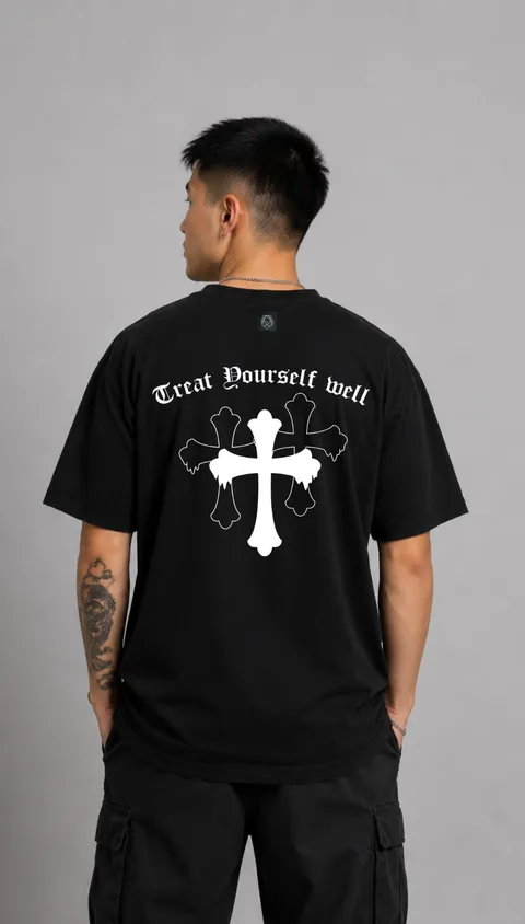 Remera Over Great Yourself, vista 1