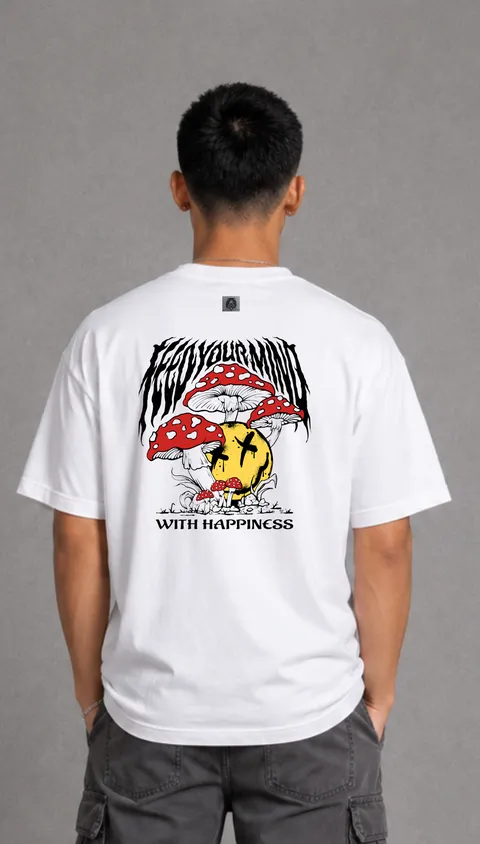 Remera Over Happiness, vista 1