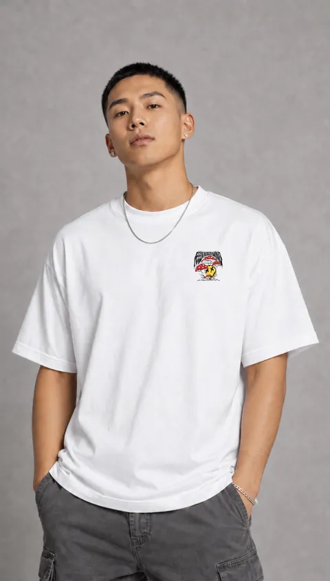 Remera Over Happiness, vista 2