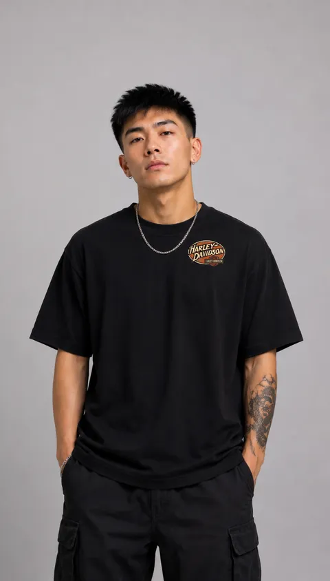 Remera Over Harley Cycles, vista 2